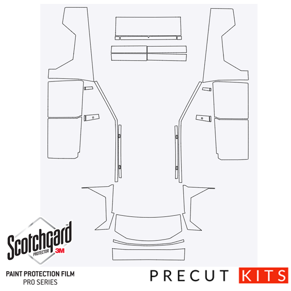 Tesla CyberTruck DIY Precut PPF Kit Full Vehicle