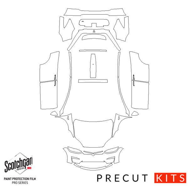 Tesla Model X Full Car PPF DIY Kit