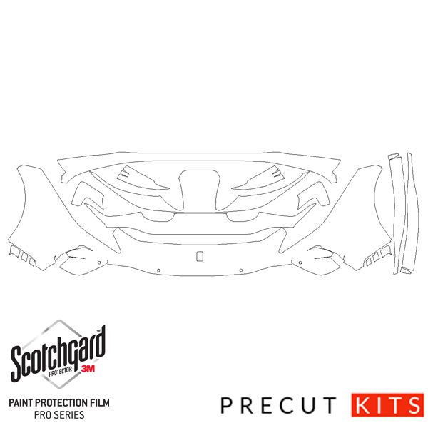 Ferrari F8 Spider (2020-2023) - Front Bumper Precut PPF