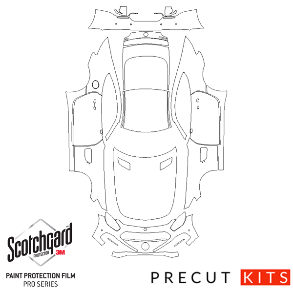 Mercedes AMG GT/GTS (2017-2023) - Full Car Precut PPF Package