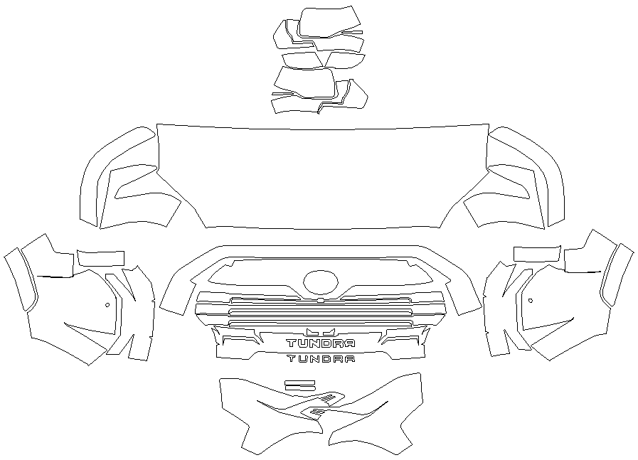 Toyota Tundra (2022-2023) - Partial Front End Precut PPF
