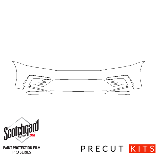 VW Passat R-Line (2016-2019) - Front Bumper