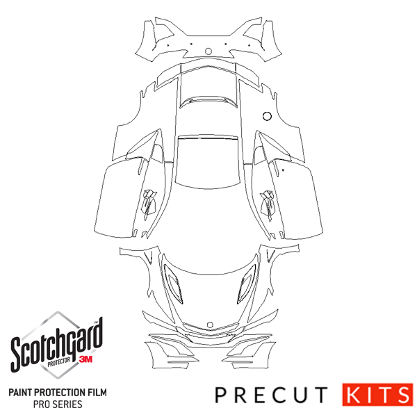 3M Paint Protection Film PPF Precut Kit Acura NSX