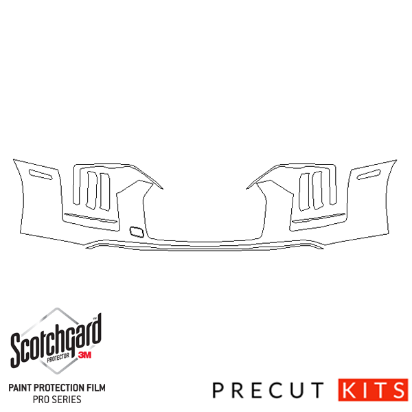 Audi R8 (2017-2019) - Front Bumper Precut PPF