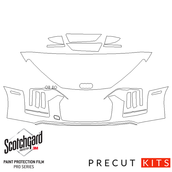 Audi R8 (2017-2019) - Partial Front End PPF Package