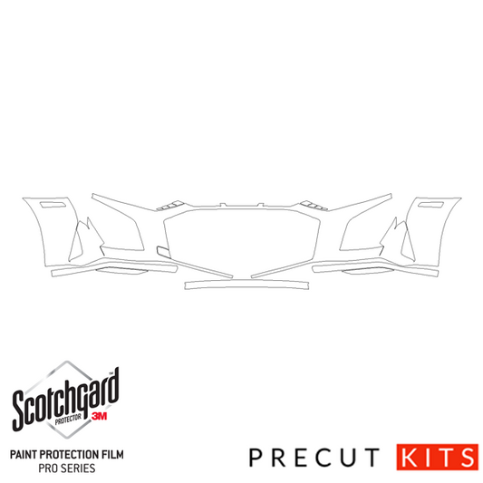 Audi R8 (2020-2023) - Front Bumper Precut PPF