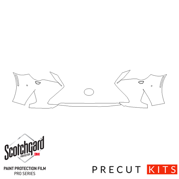 Lexus RC (F-Sport Package) (2019-2023) - Front Bumper Precut PPF