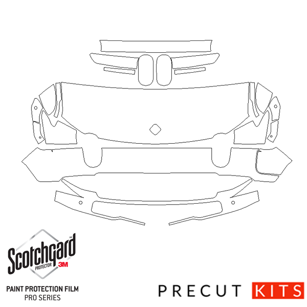 Rivian R1T (2022-2023) - Partial Front End Precut PPF