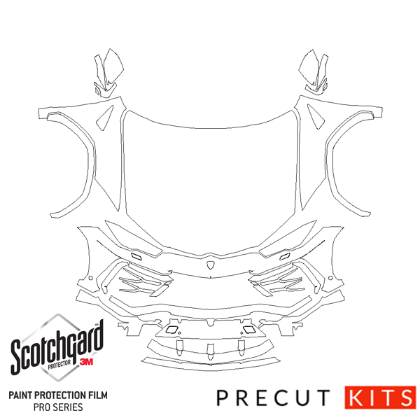 Lamborghini Urus (2018-2023) - Full Front End Precut PPF