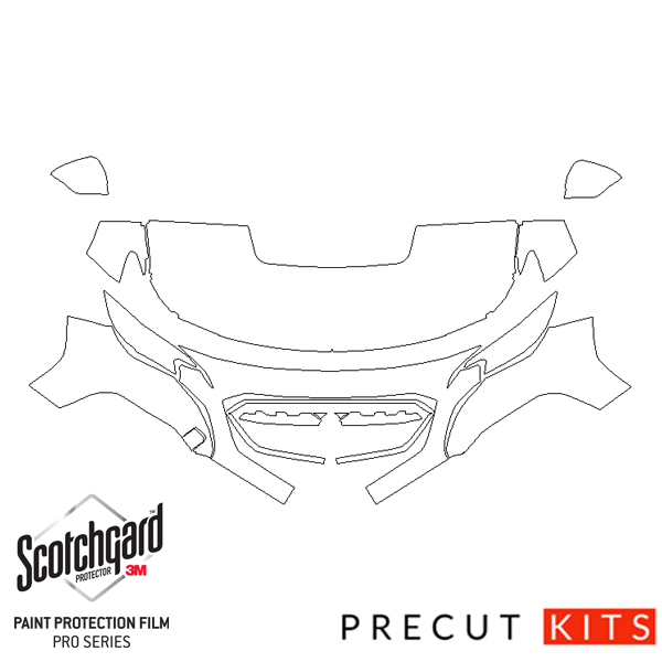 Subaru WRX (2022-2023) - Partial Front End Precut PPF